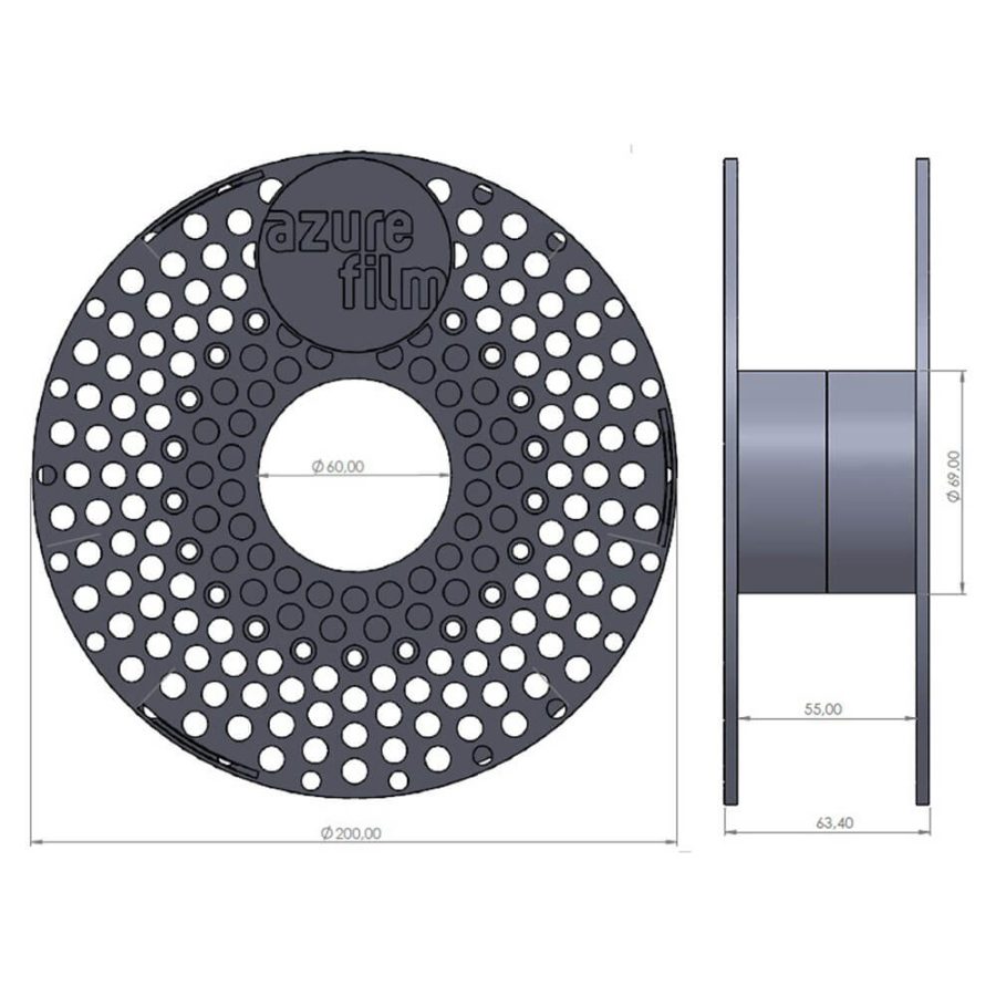 ABS PLUS filament Grey