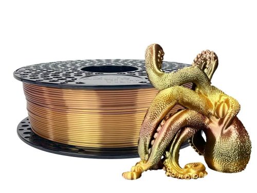 PLA Silk filament Rainbow Amber